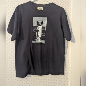 🖤 Fred Harvey Trading Company Black Graphic T-Shirt First Nations People